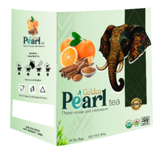 Organic orange and cinnamon tea